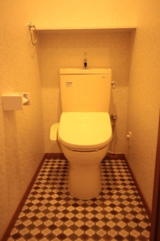 シンプルで使いやすいトイレです！