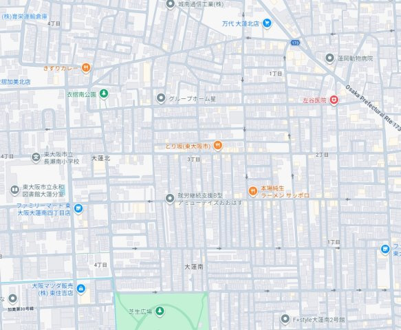 29(土)30(日)現地説明会！◆東大阪市大蓮北　第2期　限定1邸の地図