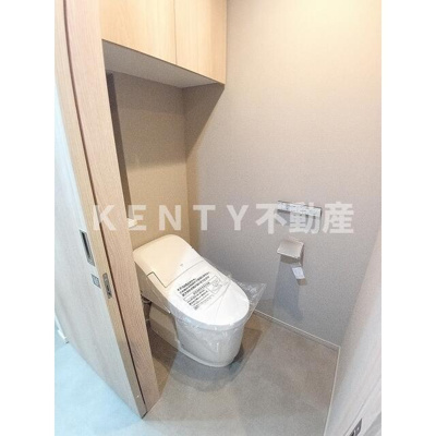 【トイレ】 | ザ・パークハウス品川荏原中延 | 落ち着いた色調のトイレです