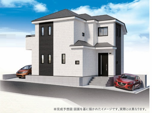 戸塚区南舞岡4丁目 新築戸建 4590万円の外観パース