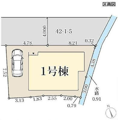 【区画図】 | 池田市畑1丁目新築戸建