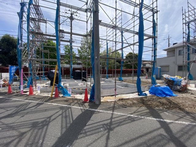 清瀬市竹丘8期の前面道路含む現地写真