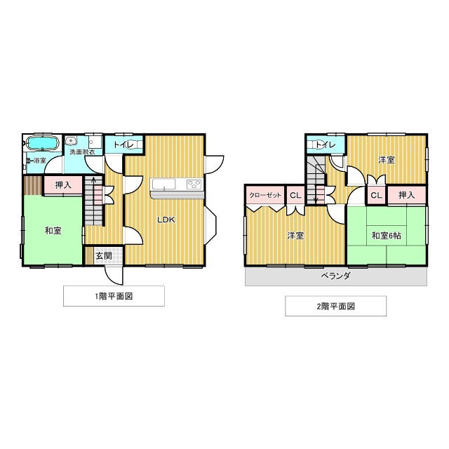 児玉郡上里町　中古戸建の間取り