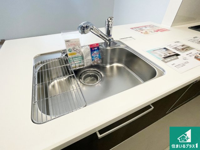 伊丹市松ケ丘　第1期　新築一戸建ての設備|広々としたシンクで食器洗いも楽々！