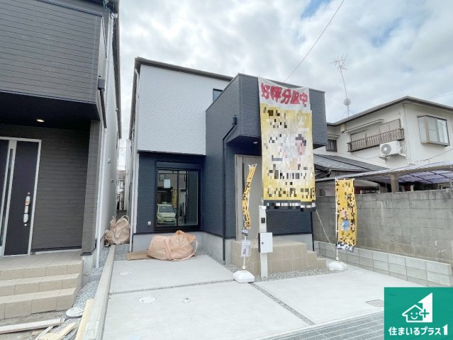 伊丹市松ケ丘　第1期　新築一戸建ての外観|お客様に長く安心して住んでいだだける事にこだわった家づくり！住んでからのアフターサービスにもしっかりと取り組んでいます！