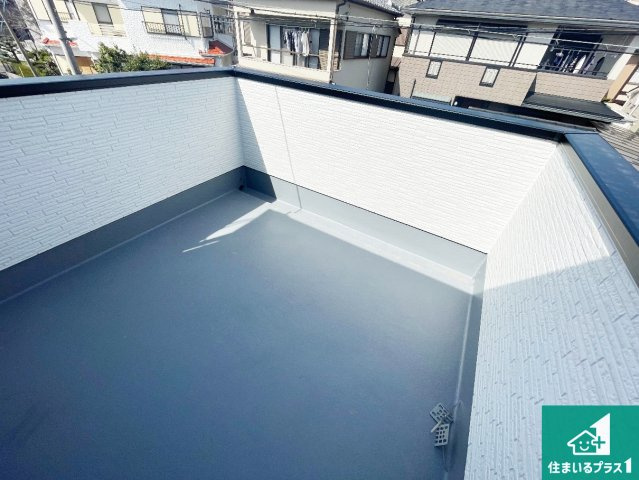 伊丹市松ケ丘　第1期　新築一戸建てのバルコニー|日当たりのよいバルコニー！お部屋が開放的に！