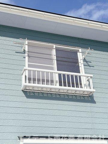 レジデンスサトウＣのバルコニー