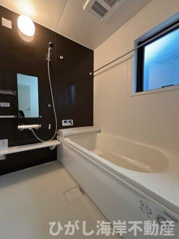 茅ヶ崎市今宿　新築戸建　全2棟の浴室|一坪タイプのユニットバス