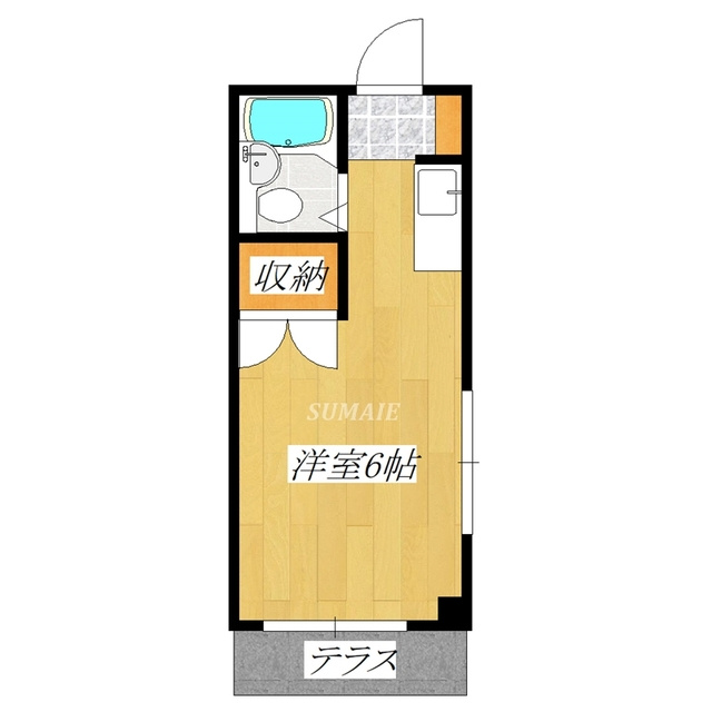 ニットーハイツの間取り|2面採光の角部屋☆