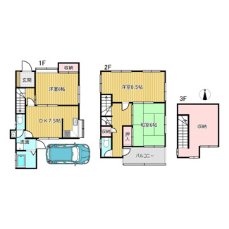 【間取り】 | 桜町賃貸戸建