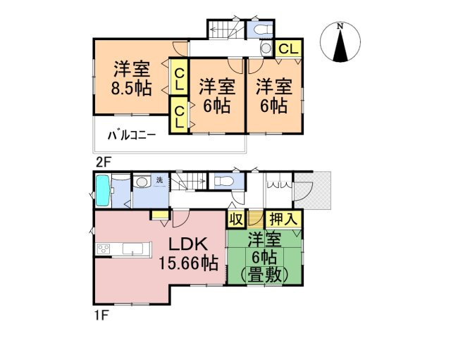 新築戸建　岐阜市中西郷2丁目　全1区画分譲の間取り|■1号棟　■ヤマダ不動産　株式会社リライフ　
■夢のマイホーム購入をフルサポートします！