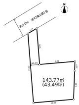 海老名市大谷南3丁目　売地　全１区画【仲介手数料無料】の画像