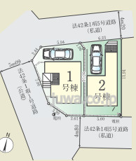 【新築分譲住宅】和光市南1丁目　第1期の区画図