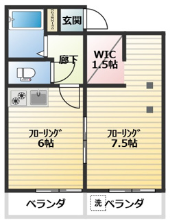 【間取り】 | ドミールリッチ