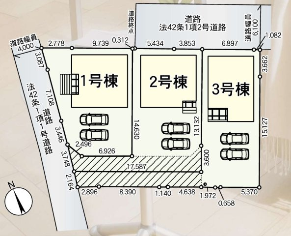 【区画図】 | 沼津市大塚第15　新築一戸建て　2号棟