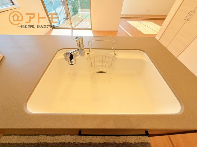【設備】 | 沼津市本郷町1期　新築一戸建て　全1棟 | 広いシンクは使い勝手良好です♪
