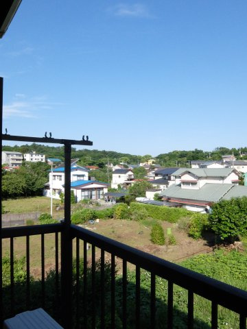 東伊豆町　奈良本のバルコニー
