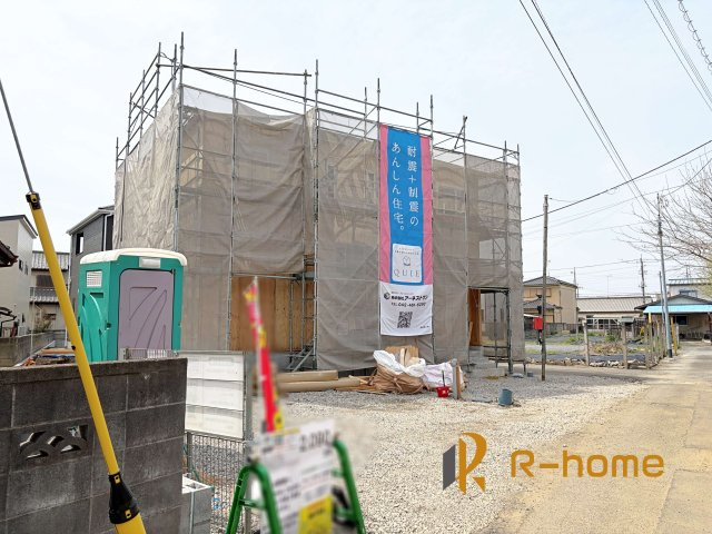 古河市中田第5　新築戸建て　1号棟の外観|近隣の同仕様完成物件をご見学いただけます♪