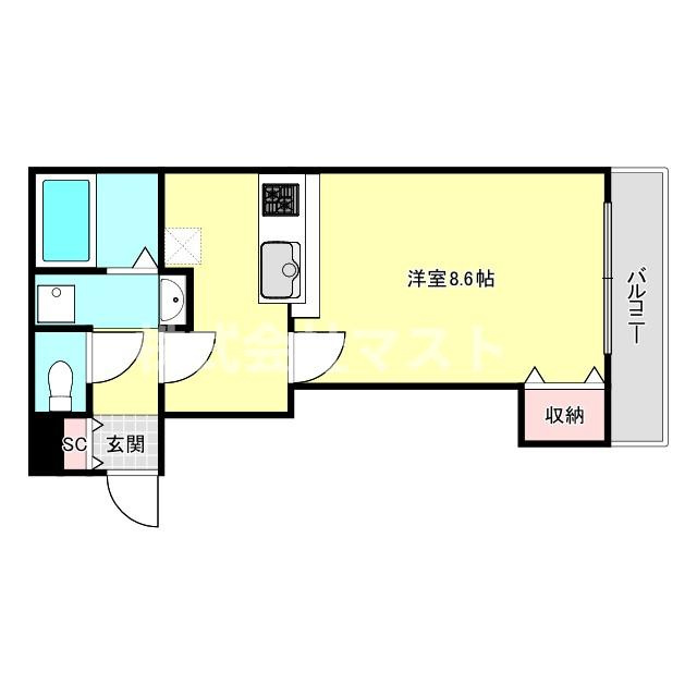 プレアデス野田の間取り