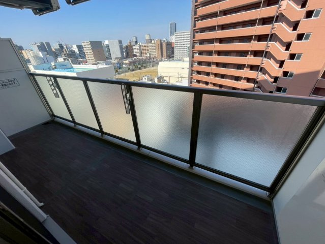 エステムコート難波Ⅴブロードのバルコニー