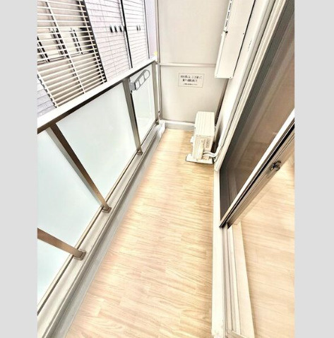 エスリード栄クロスシティのバルコニー