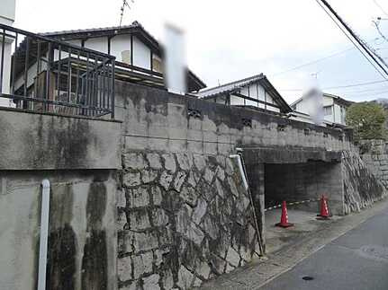 東区上温品３丁目の前面道路含む現地写真