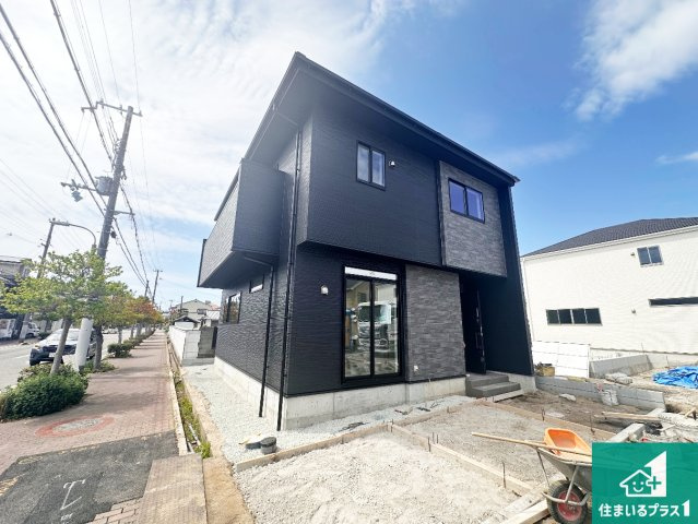 明石市日富美町　第1期　新築一戸建ての外観|周辺は落ち着いた街並みの住宅地！子育てがしやすい住環境です！まだ未完成ですが、現地でしかわからない事もございます。是非一度ご覧ください。