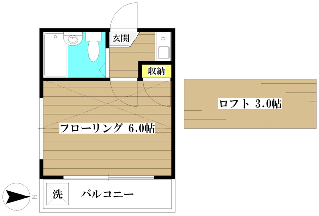 【間取り】 | 桜台ローズハイムⅡ