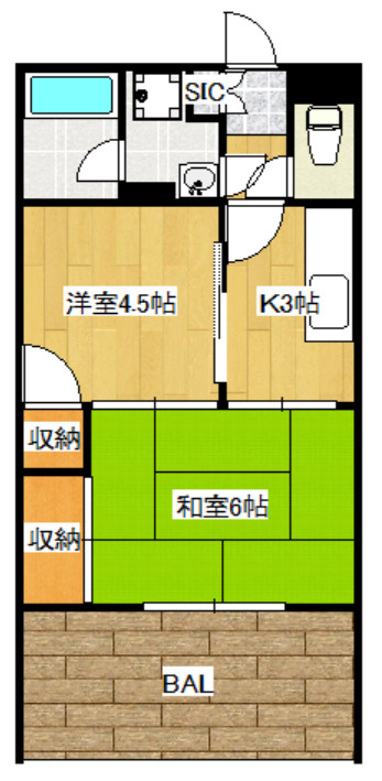 メゾン・ド・バークリー千石の間取り|間取りです☆