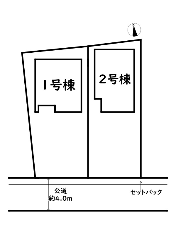姫路市網干区垣内西町1期/新築戸建の区画図