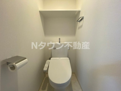 【トイレ】 | エステムコート名古屋金山ミッドクロス | 落ち着いたトイレです