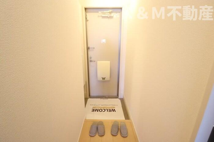 シエルツリー　Ⅱの玄関|明るい玄関です