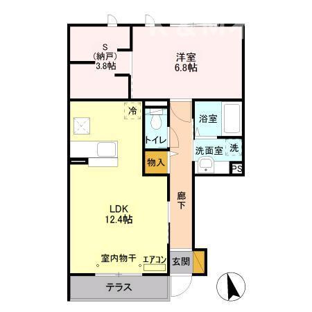 シエルツリー　Ⅱの間取り