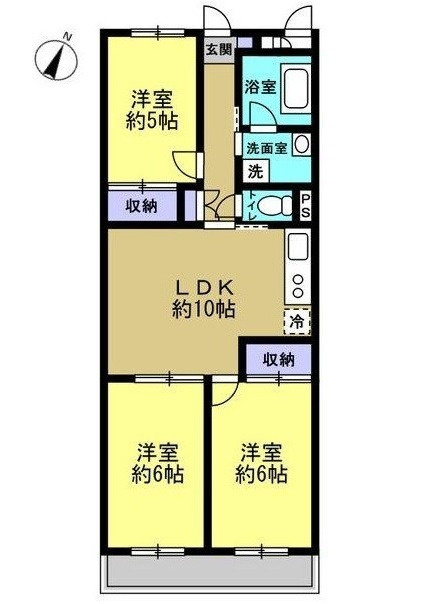 パークハイム観音の間取り