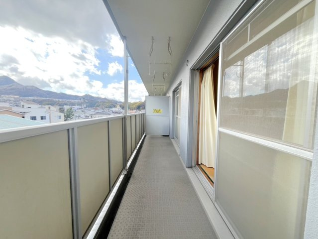 木村コーポ敬春のバルコニー