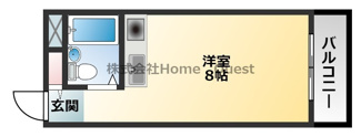 【間取り】 | スクエアメゾン志紀
