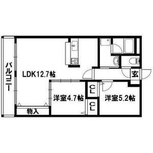 ソ・レーユ松田の間取り