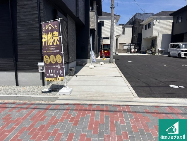 明石市日富美町　第1期　新築一戸建ての駐車場|駐車スペース！散水栓があるので、こまめに愛車を洗えます！