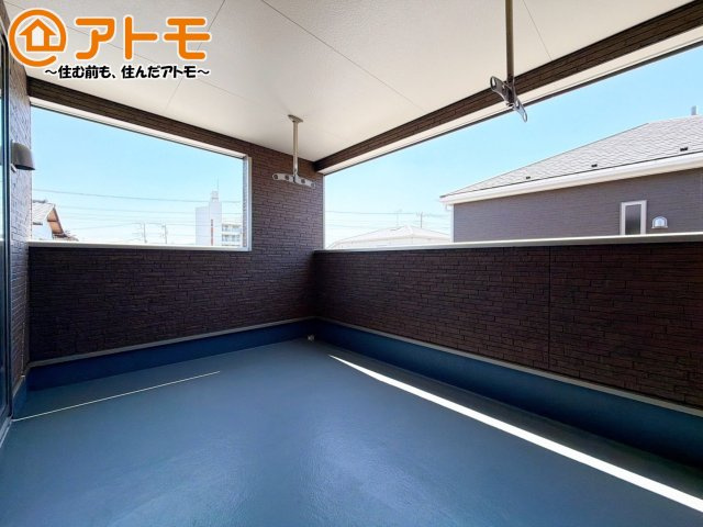 【バルコニー】 | 駿東郡清水町伏見第7　新築一戸建て　1号棟 | インナーバルコニーはお出かけ中の急な雨でも安心♪