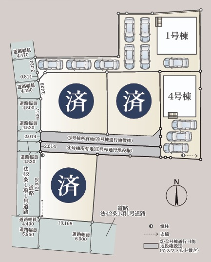 【区画図】 | 駿東郡清水町伏見第7　新築一戸建て　1号棟