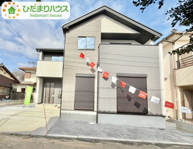 野田市桜台5期　新築戸建　1号棟の外観|ご見学可能です(^^)/お問い合わせお待ちしております！！
