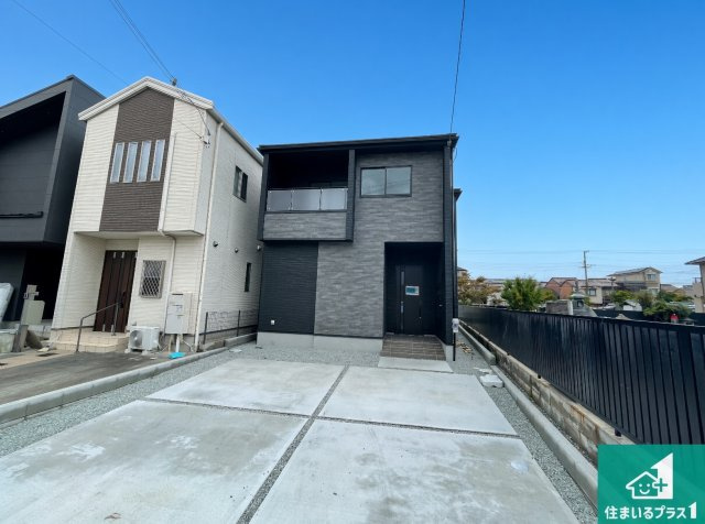 明石市日富美町　第1期　新築一戸建ての外観|安心の10年保証！外観を美しく保ち、雨水で汚れを落とします！気になることがありましたら、お気軽にお問い合わせください！