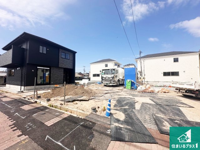 明石市日富美町　第1期　新築一戸建ての外観|周辺は落ち着いた街並みの住宅地！子育てがしやすい住環境です！まだ未完成ですが、現地でしかわからない事もございます。是非一度ご覧ください。