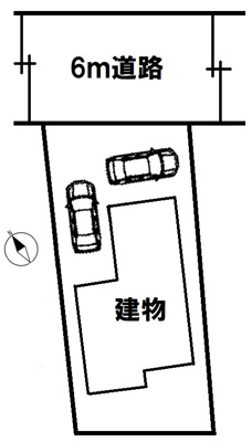 【区画図】 | 加須市久下1丁目　中古一戸建