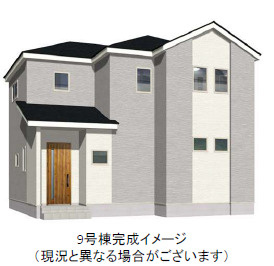 仲介手数料不要　よかタウンBloom・For：Ｍ　菊陽町大字久保田6期【菊陽中部小・菊陽中部中】の外観パース|外観パースです