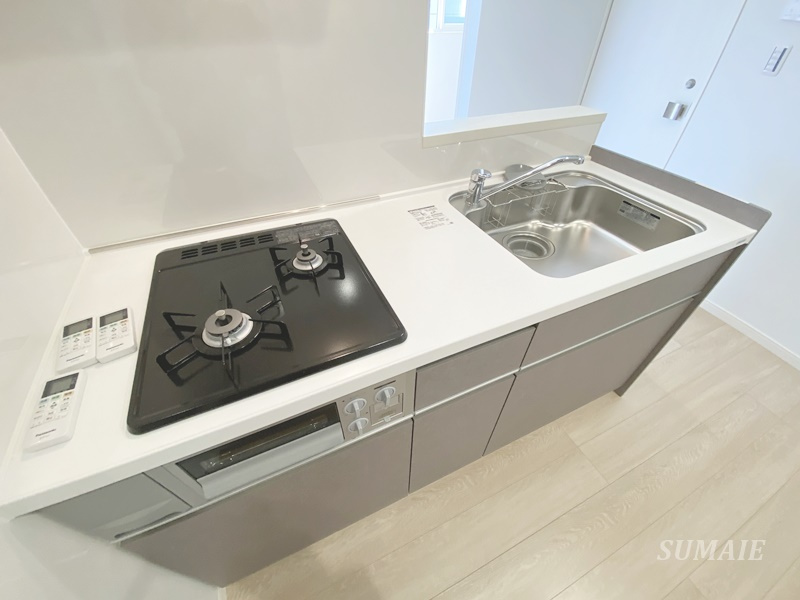 Lys blancのキッチン|グリル付きコンロ設置☆