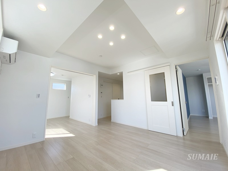 Lys blancの居間・リビング|12.6帖リビング☆