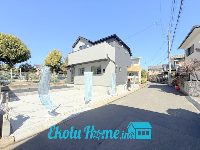 あきる野小川東１丁目　第１期(25-1期)の前面道路含む現地写真