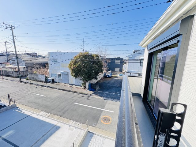 葛飾区東水元５丁目新築戸建【東水元小学校：5分】の展望|バルコニーより道路側眺望
