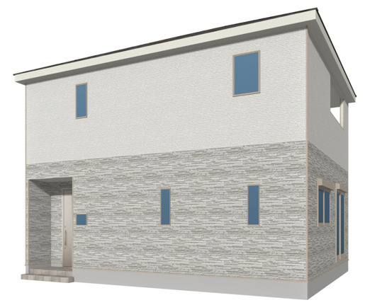 仲介手数料不要　クレイドルガーデン東区水源第2【泉ヶ丘小・東野中】の外観パース